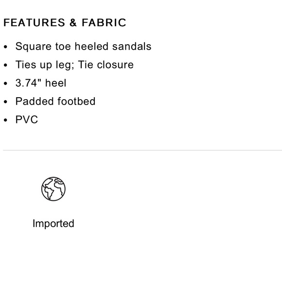 Express Strappy Lace Up Heeled Sandals, Size 10, Pecan - Picture 3 of 4